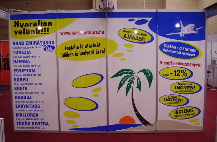 Felirat, rekl�mfelirat - ki�ll�t�s, stand, install�ci� - 002