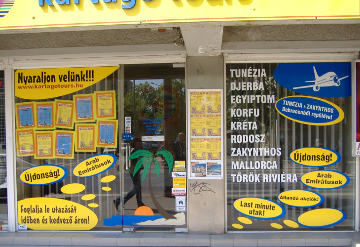 Felirat, rekl�mfelirat - kirakat, port�l, �zlet dekor - 006
