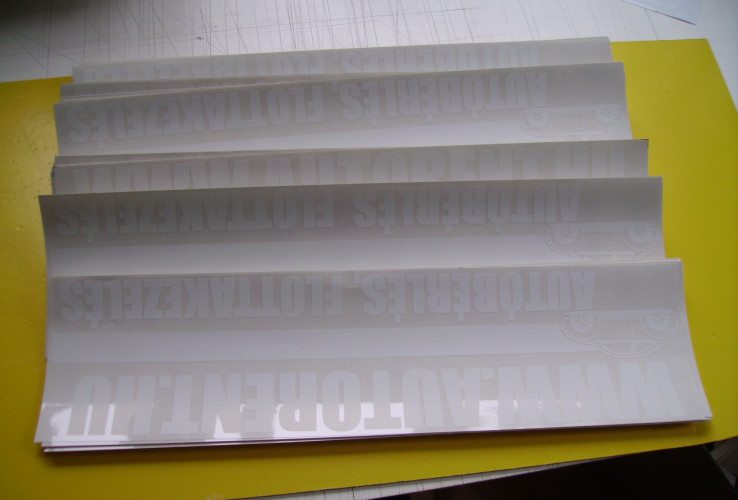 Felirat, rekl�mfelirat - matrica-c�mke, bet�kiv�g�s - 007