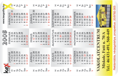 K�rtyanapt�r - 2008 - 010