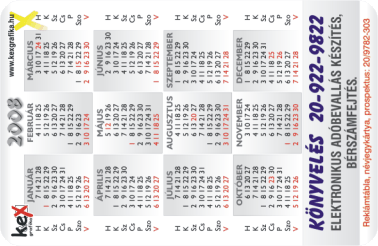 K�rtyanapt�r - 2008 - 013