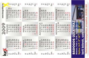 K�rtyanapt�r - 2009 - 002