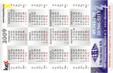 K�rtyanapt�r - 2009 - 010