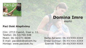 N�vjegyk�rtya - 011