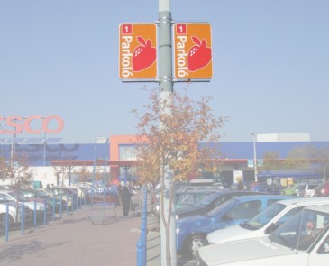 Rekl�mt�bla - oszlopra, villanyoszlopra - 007